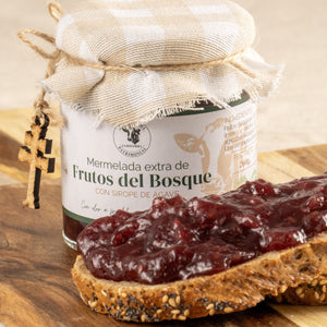 Mermelada de frutos del bosque con sirope de agave