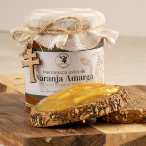 Mermelada de naranja amarga ecológica con sirope de ágave