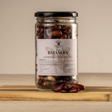 Almendra frita con piel 300g