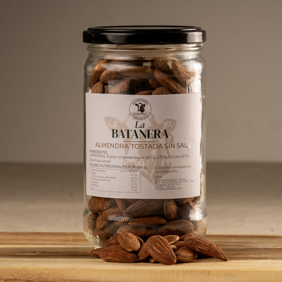 Almendra Tostada sin sal 300g