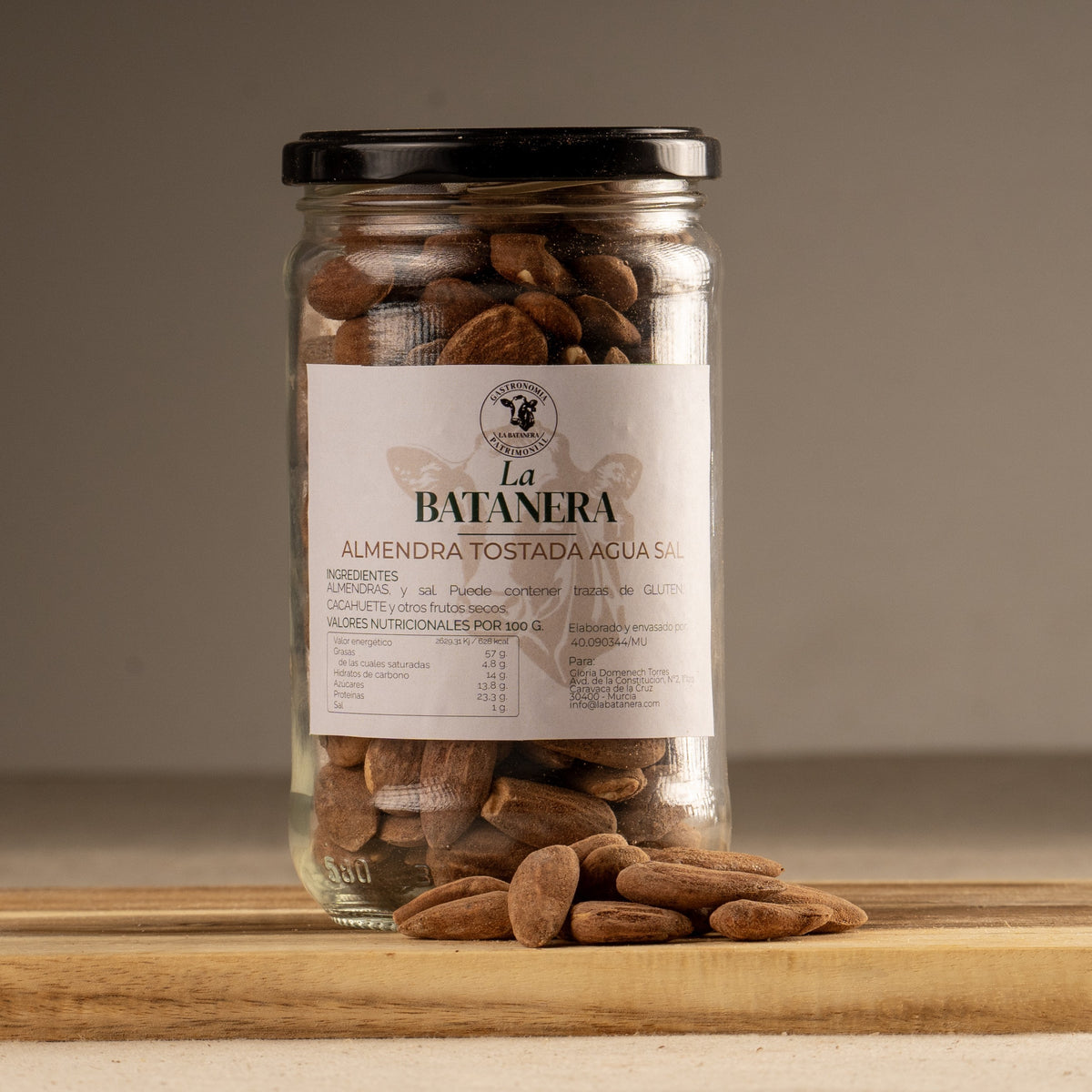 Almendra tostada aguasal 300g