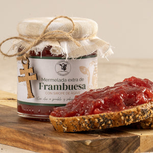 Mermelada de frambuesa con Sirope de Agave