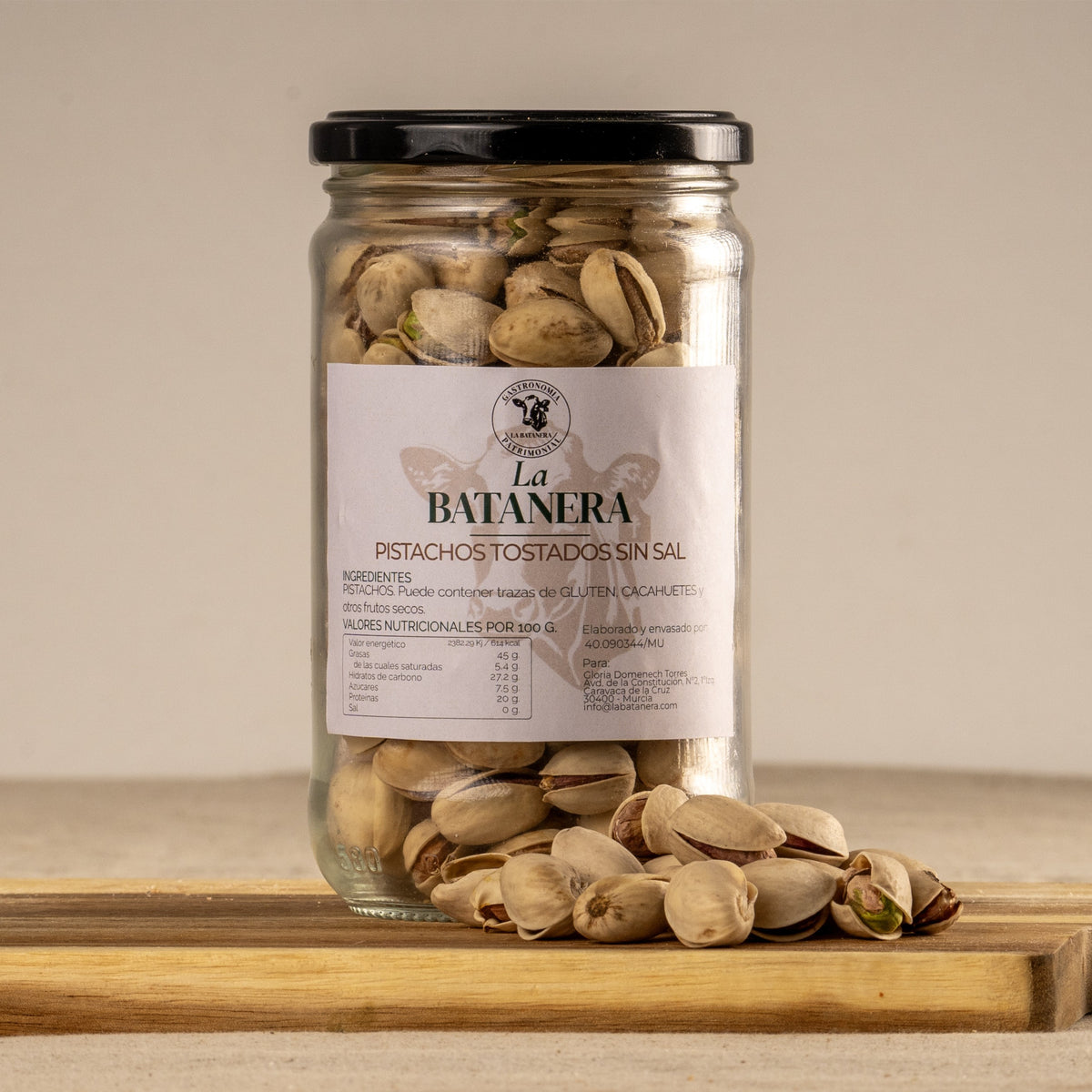 Pistacho tostado sin sal 250g