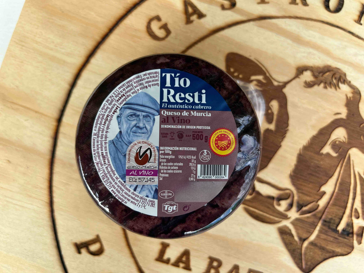 Queso de Cabra al Vino 500g. - Tio Resti