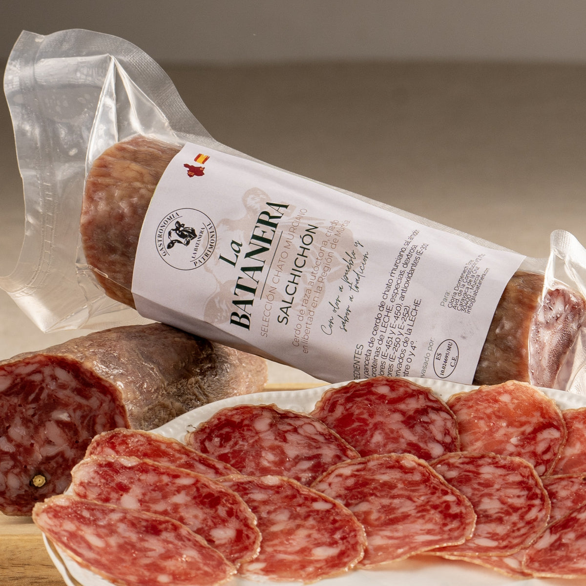 Pieza de salchichón de Chato Murciano 300/600g